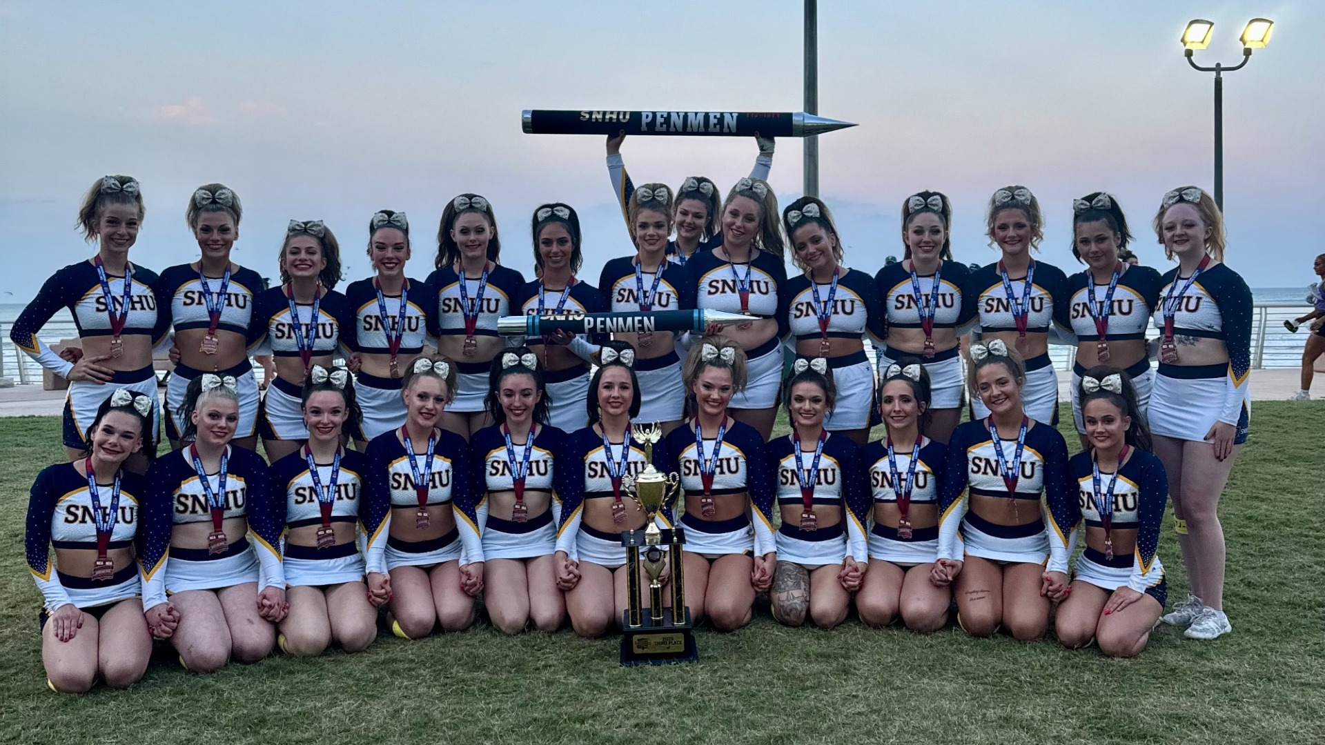 SNHU Celebrates After Finishing Third at NCA Nationals in Daytona 