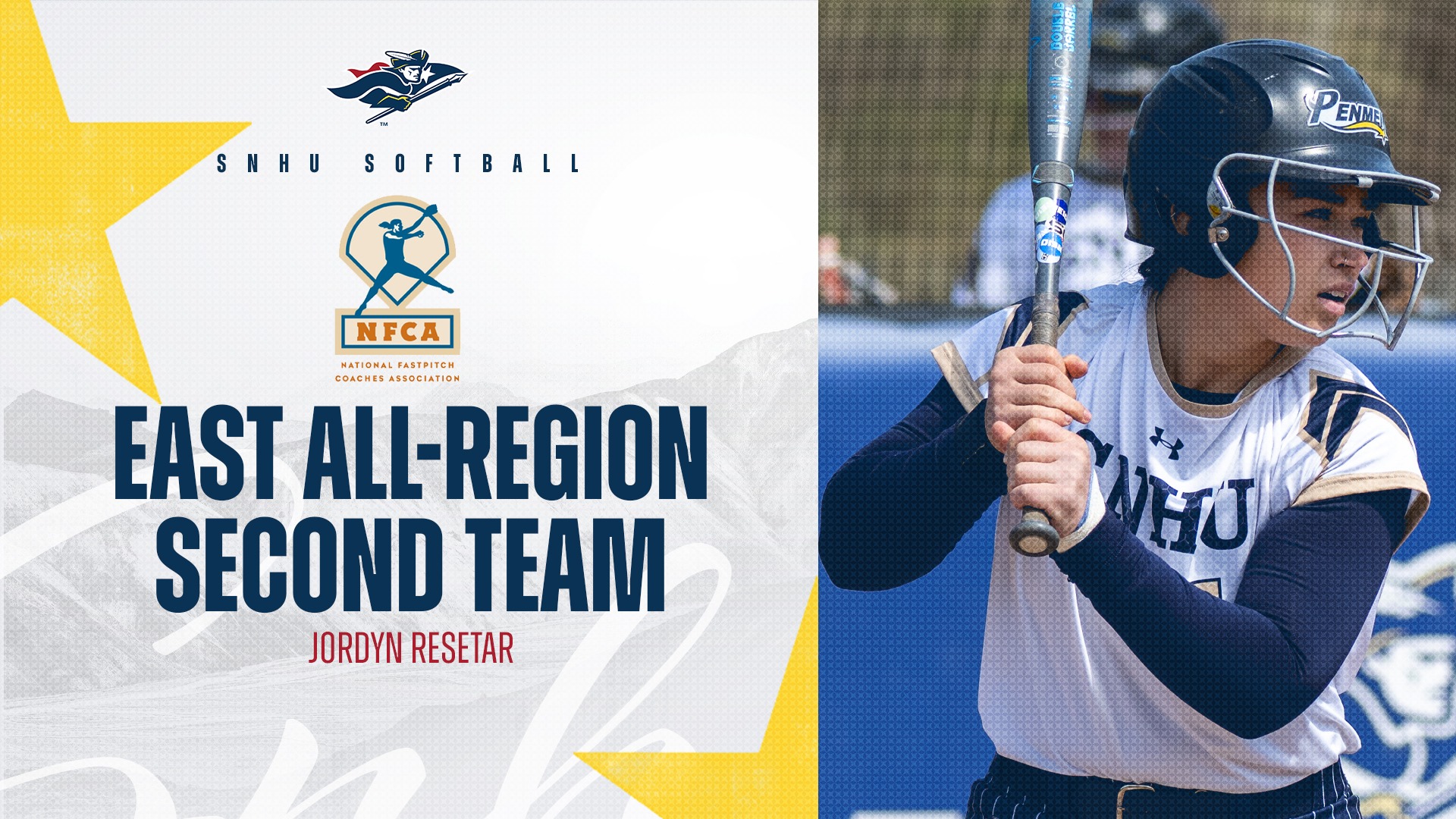 Jordyn Resetar, NFCA East All-Region graphic