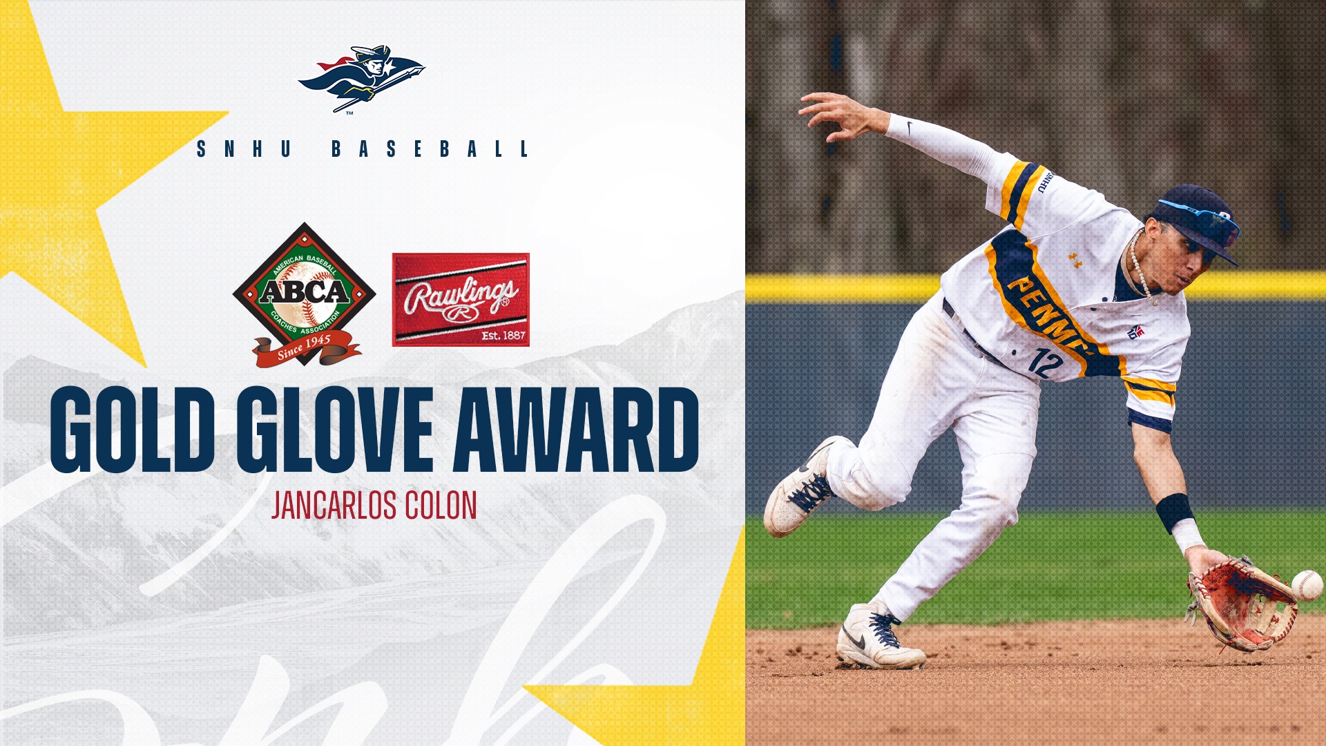 Jancarlos Colon, ABCA Gold Glove Award graphic