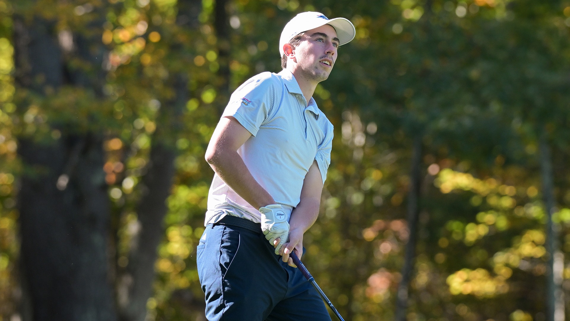 Andrew Surprenant watching his shot