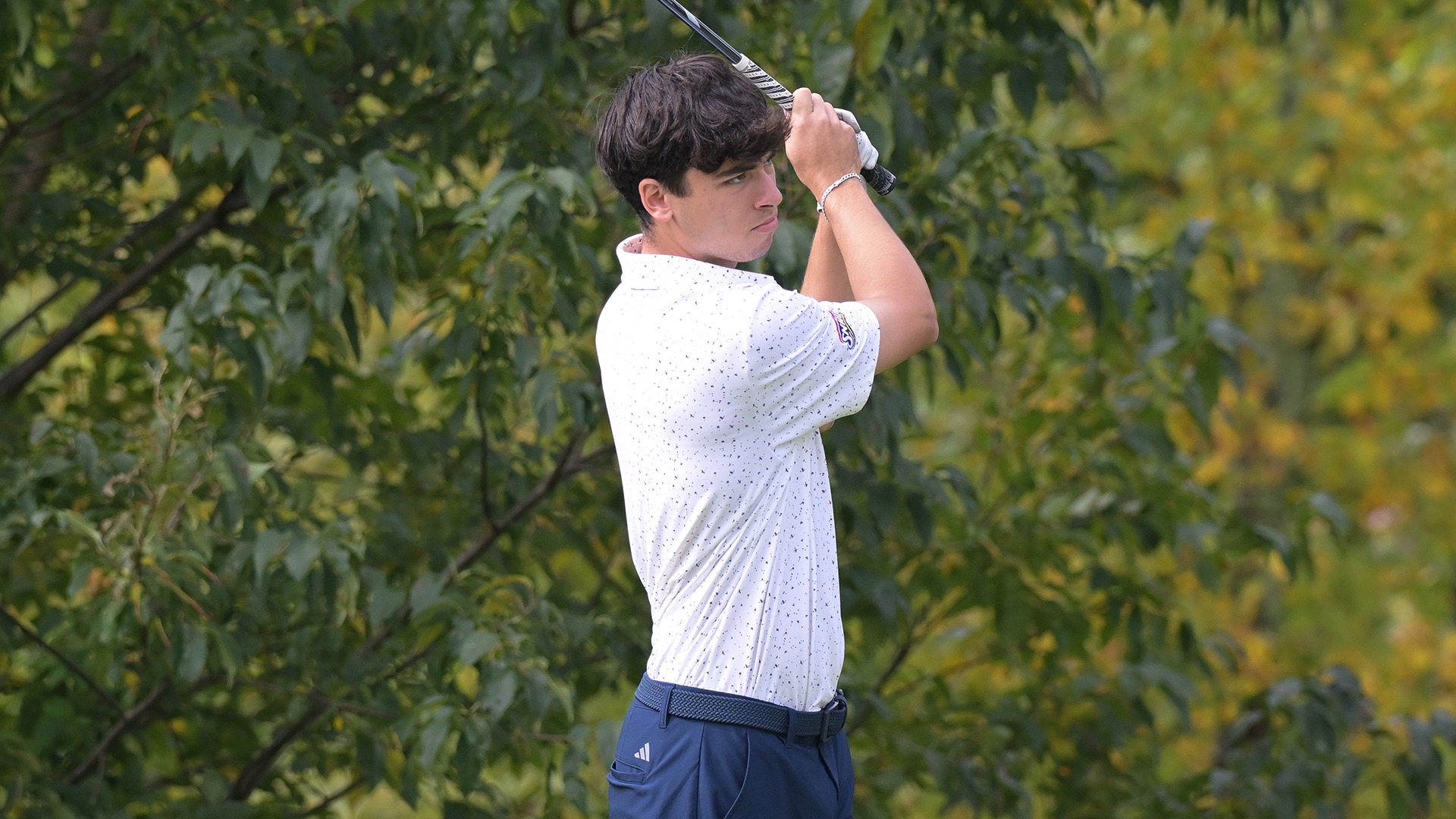 Stephen Ramos hitting an iron shot