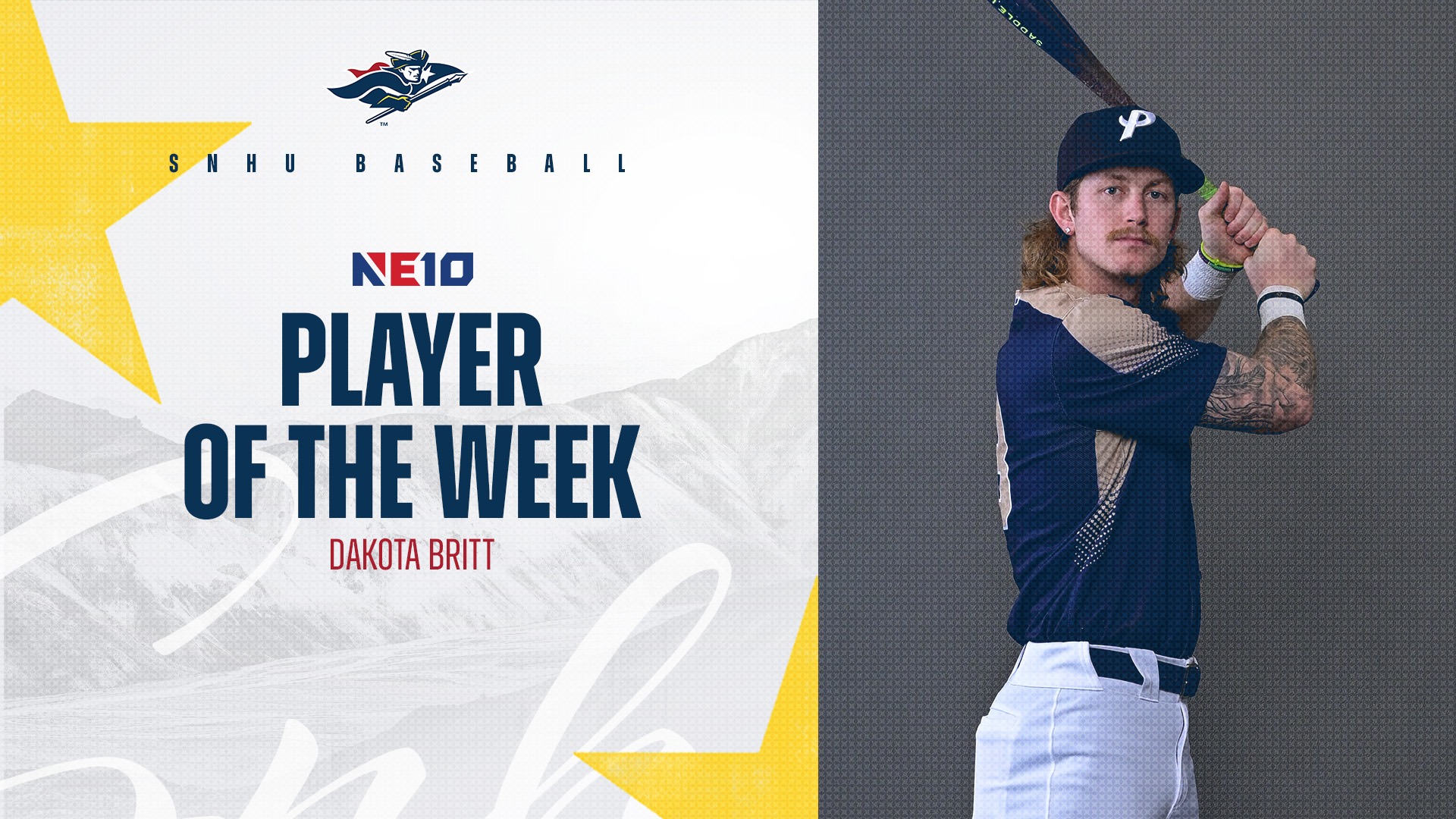 Dakota Britt Named NE10 Player of the Week