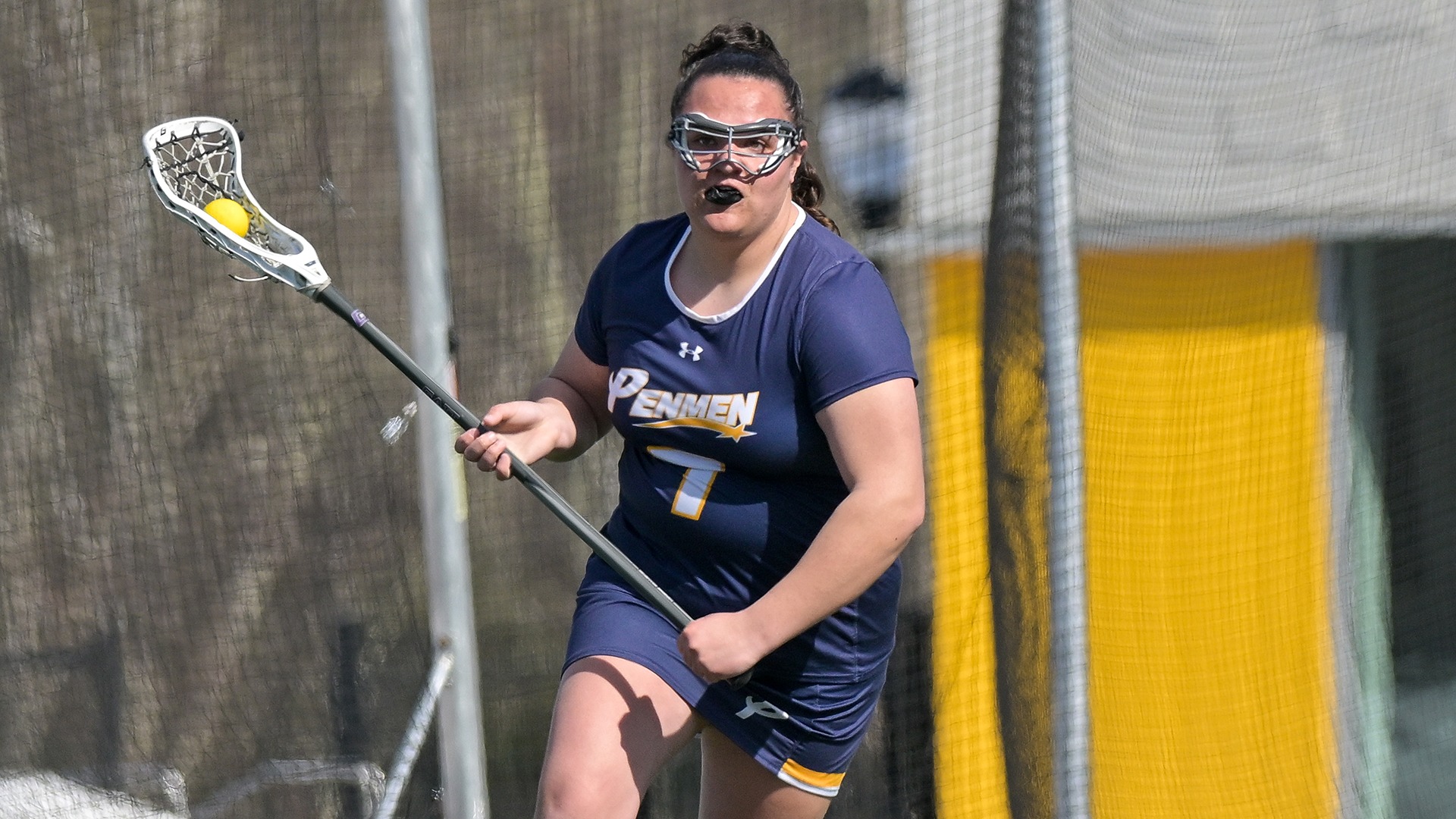 Kailyn Cuddahy with the ball in her stick
