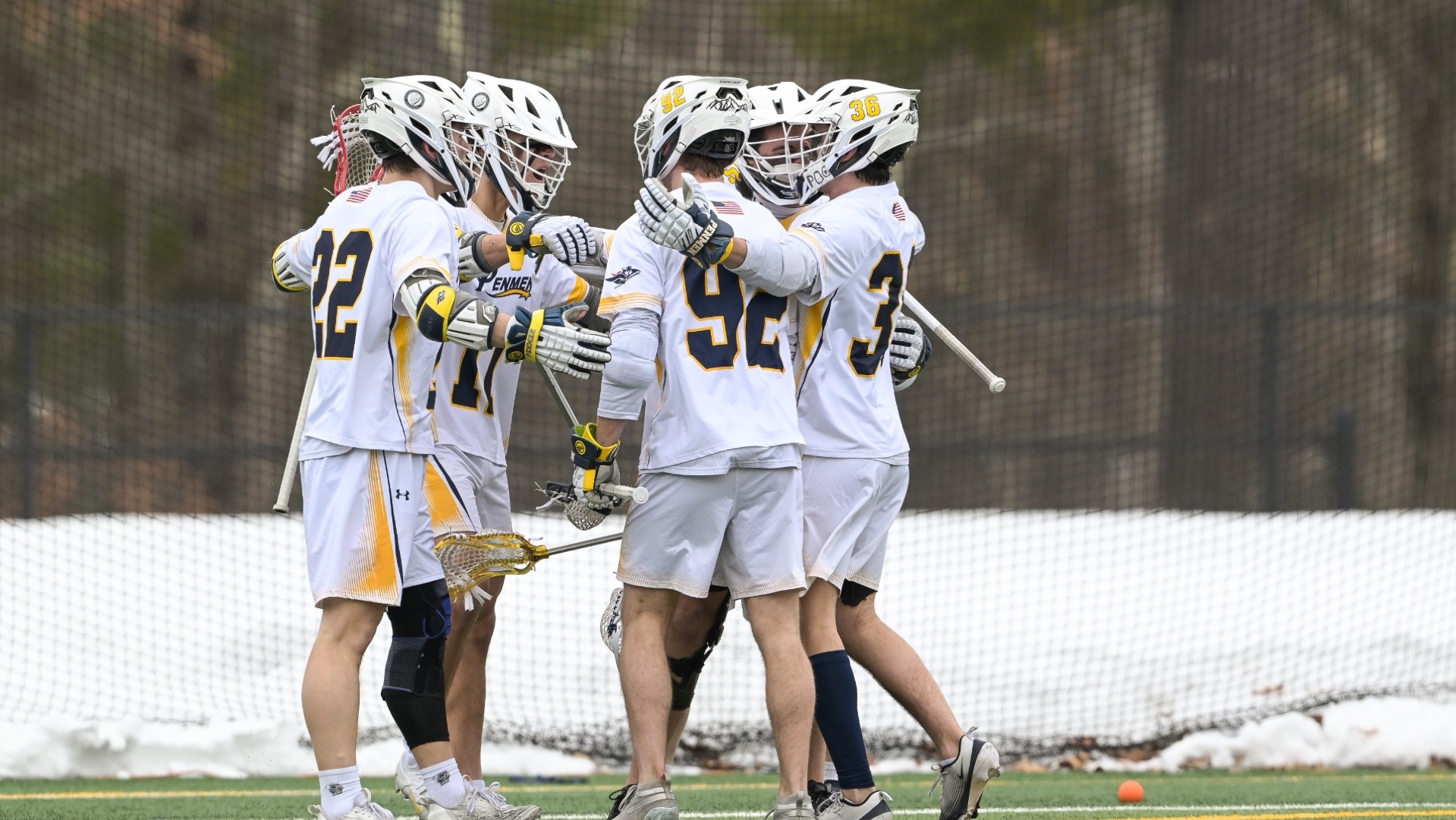 Penmen Offensive Players Get Together After a Goal