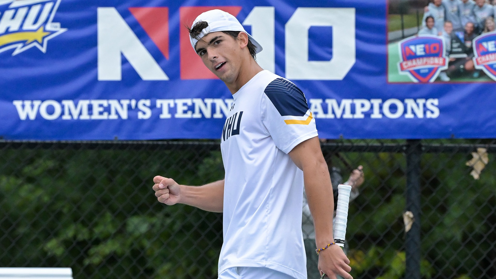Marcos Castaneda pumping his fist in celebration