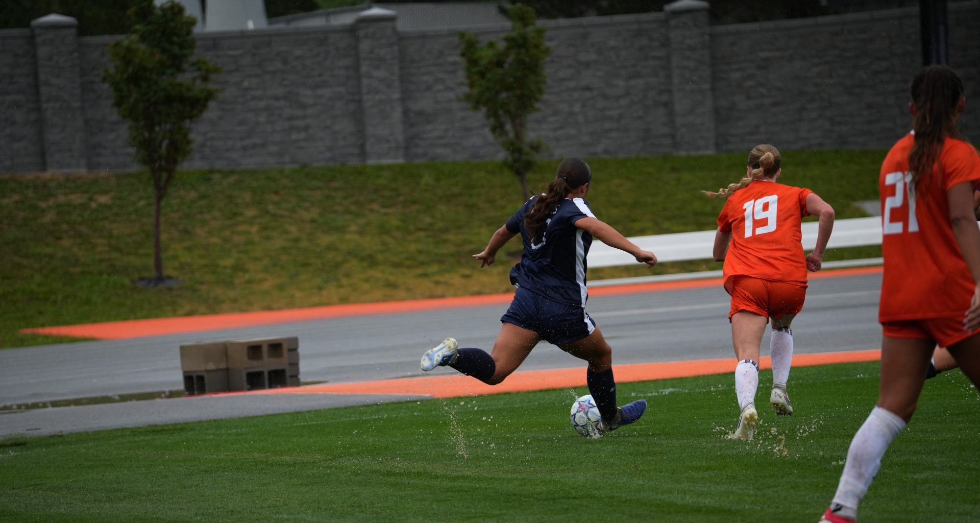 Summer Long striking the ball