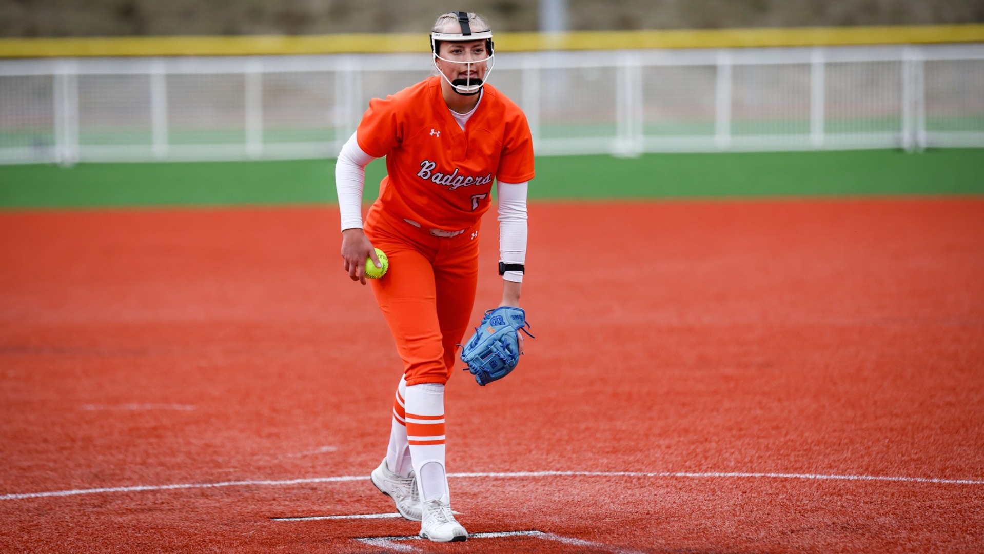 Mallory Kelsey pitching against NIC