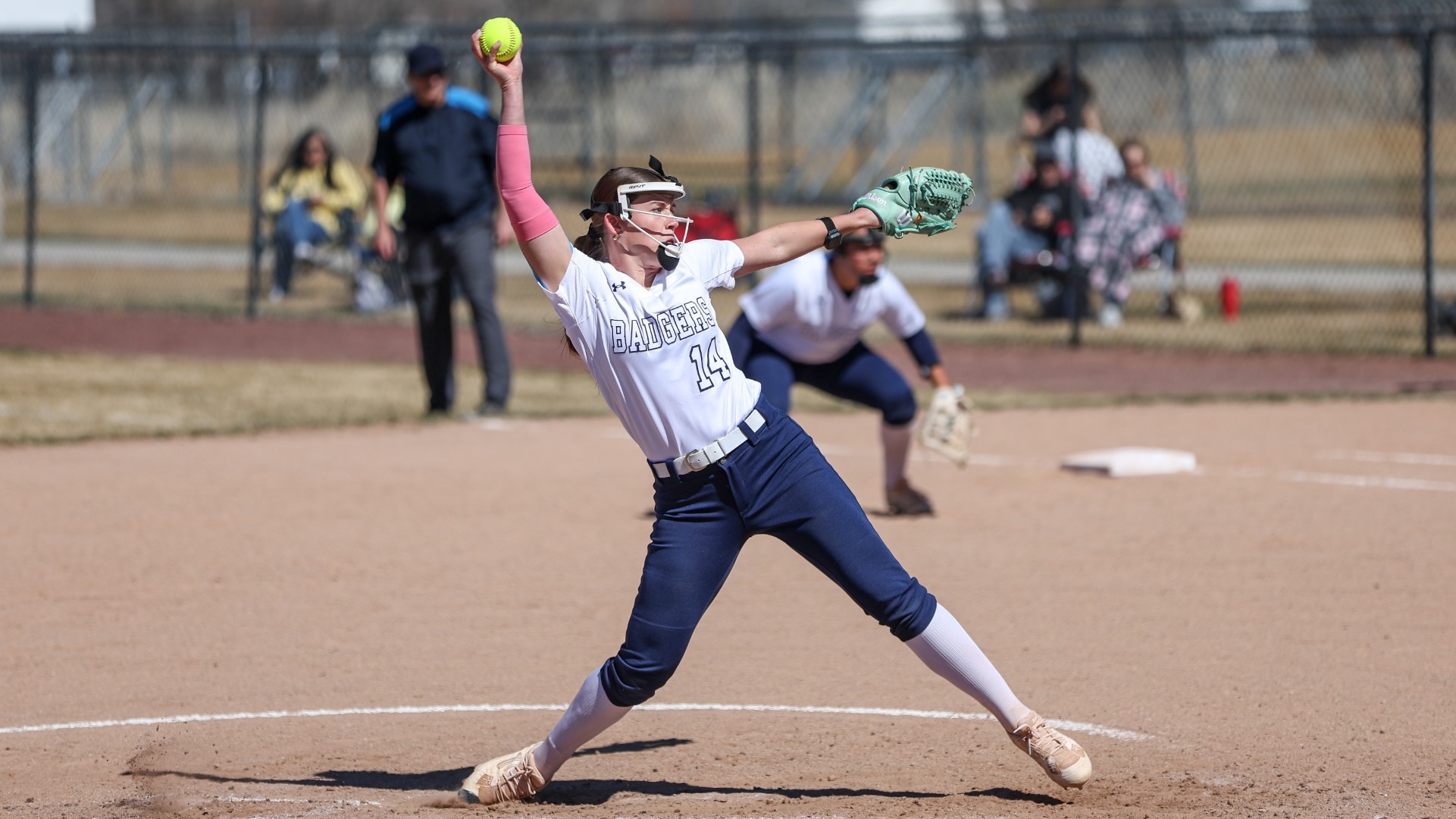 Avery Thorkelson pitching against ranked CSI