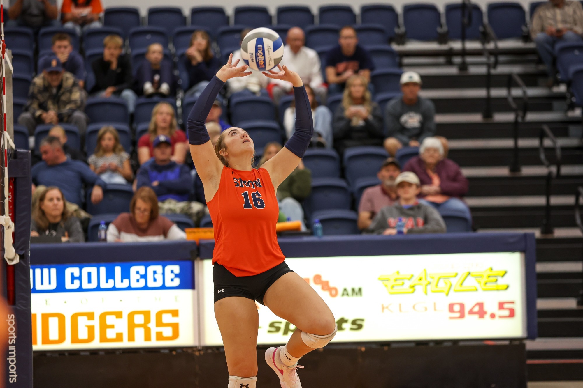 Saidey Spencer with the ball