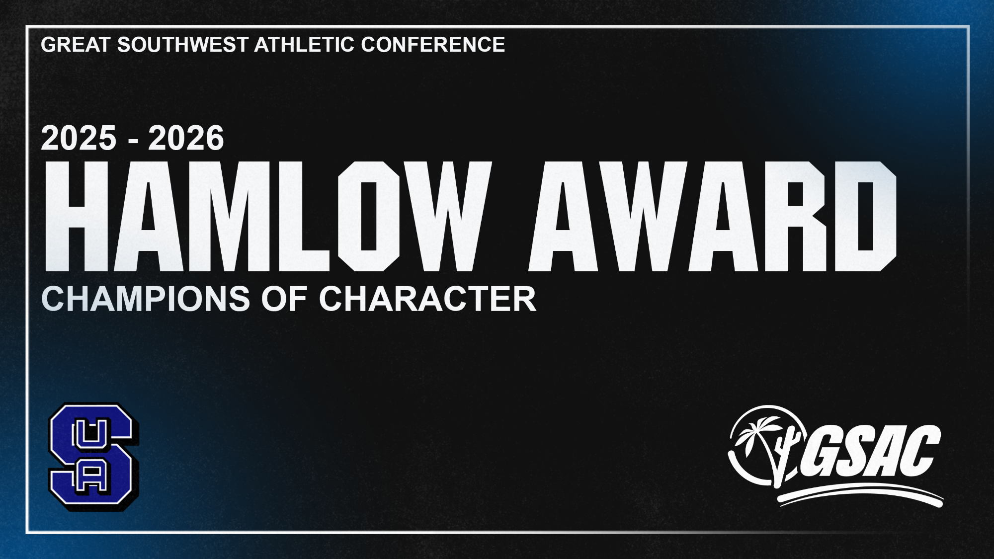 2025-2026 Chris Hamlow Award, Champions of Character