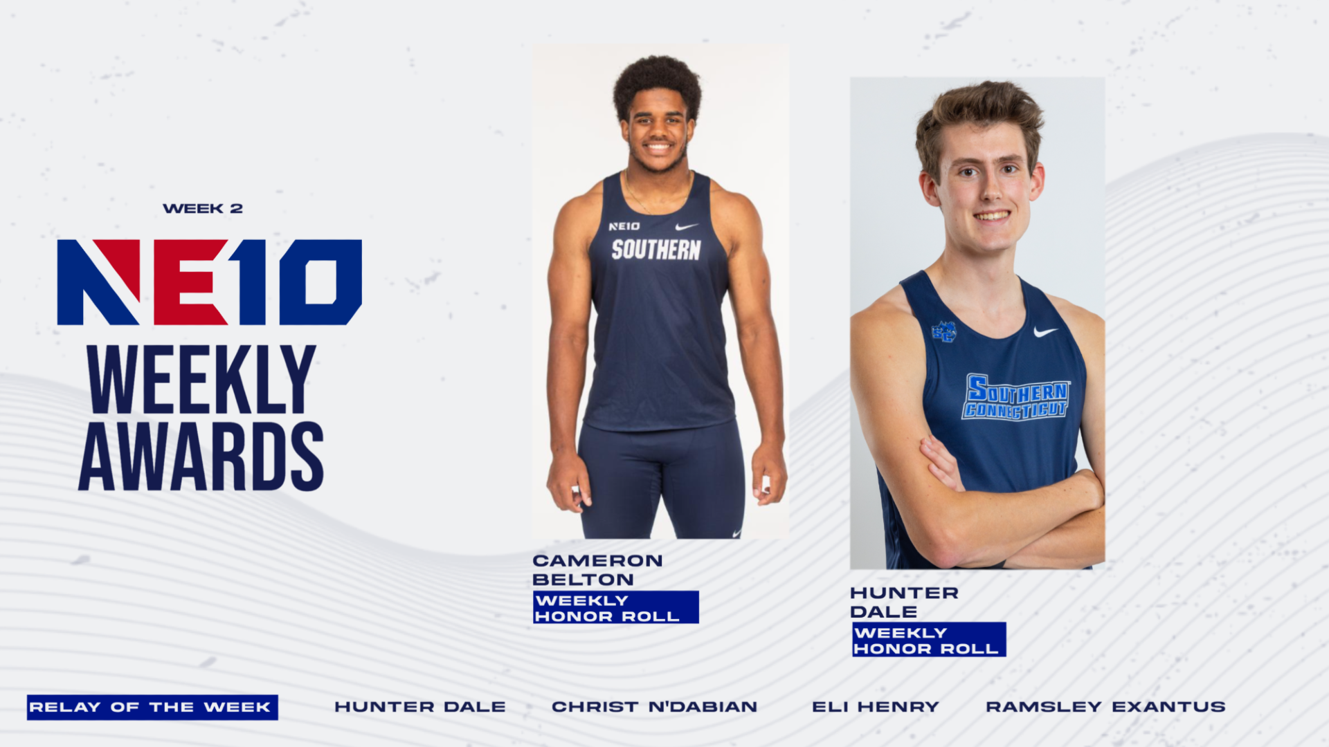 Men's Indoor Track & Field 4x400 Relay Named NE10 Relay of the Week