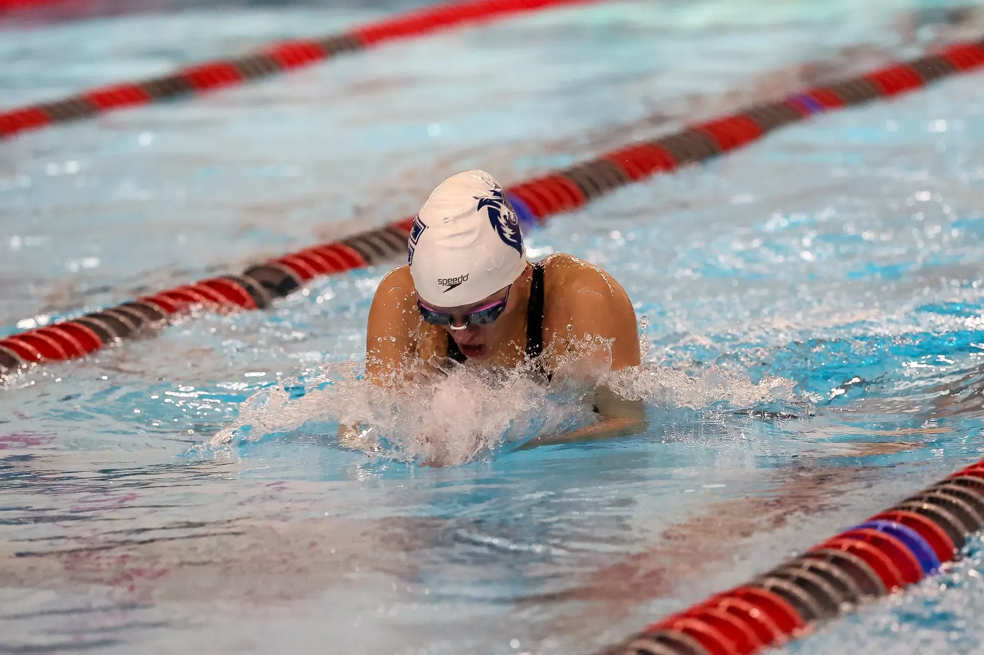 Feb. 16, 2025; Worcester, Massachusetts, USA; during the 2025 Northeast-10 Conference Championshios held at WPI Sports and Recreation Center. Photo by Brian Foley for Foley-Photography.