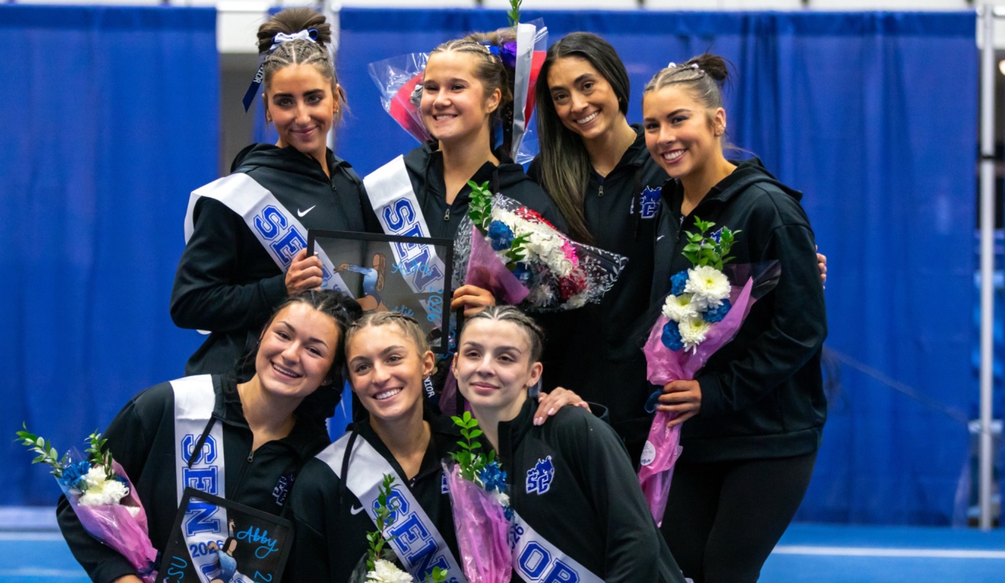 gymnastics senior day picture