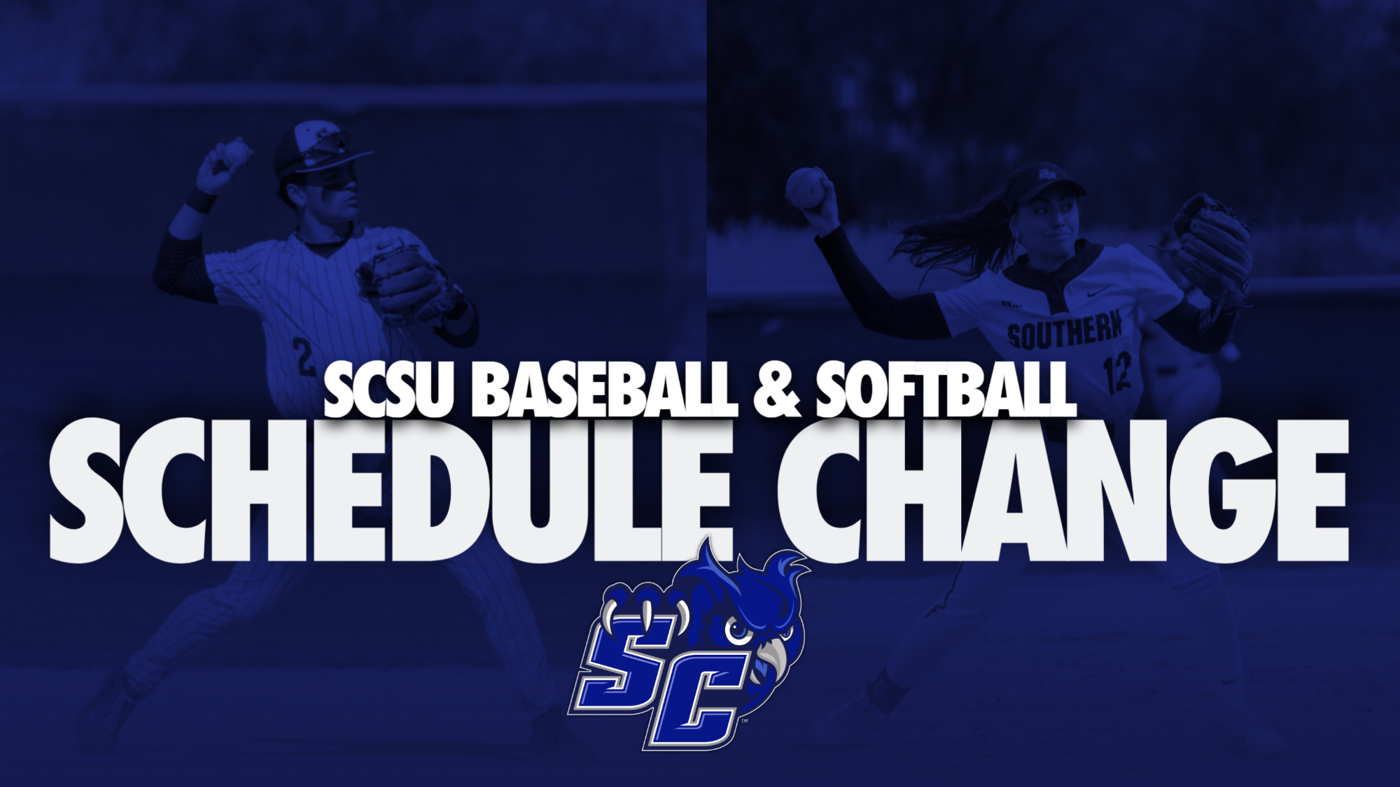 baseball softball schedule change