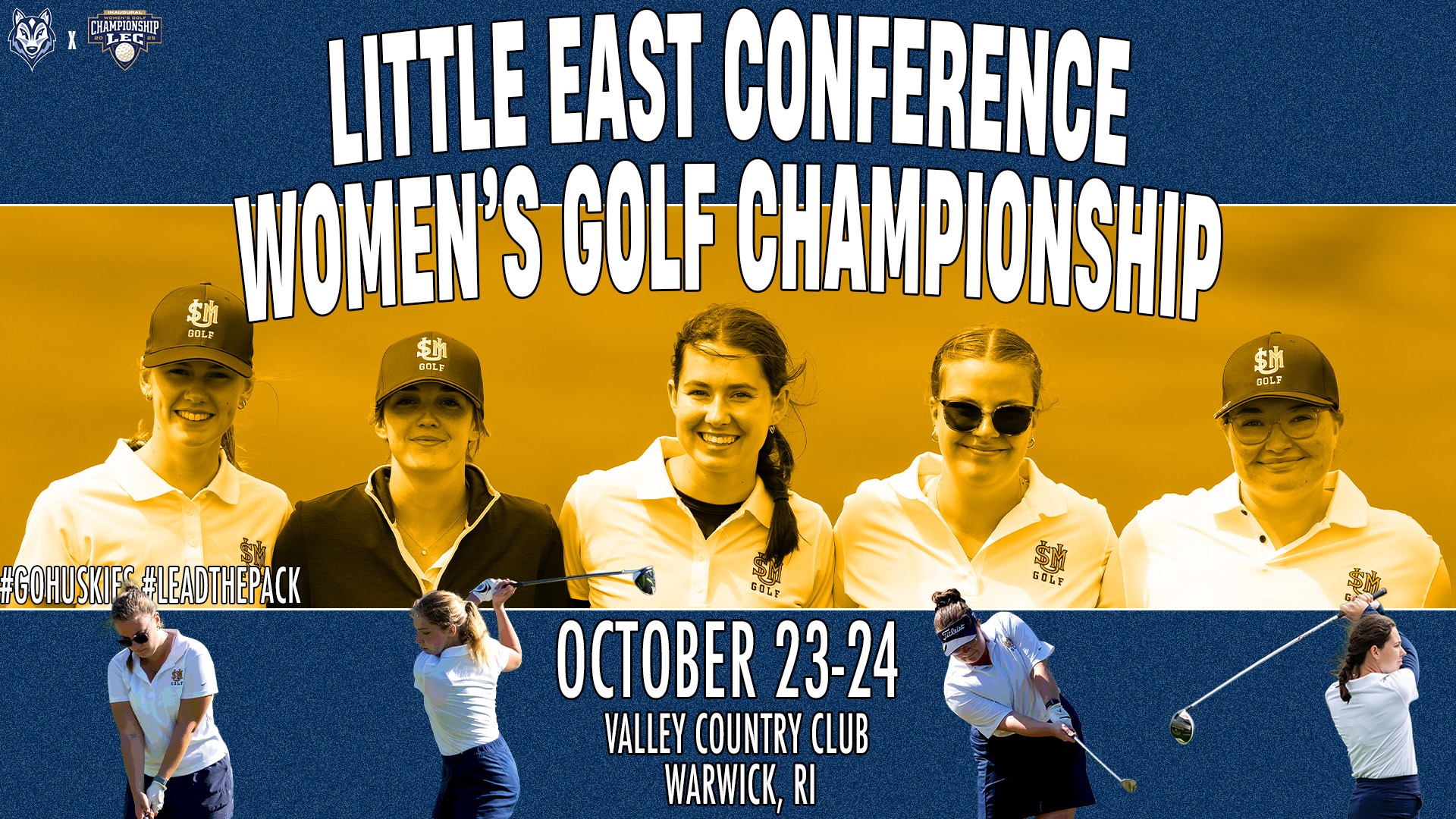 2025 LEC Women's Golf Preview Header