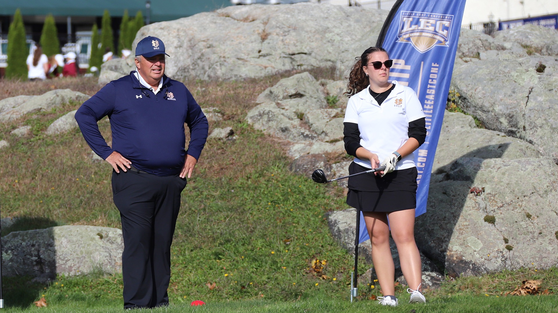 Coach Bickford and Remy Levin