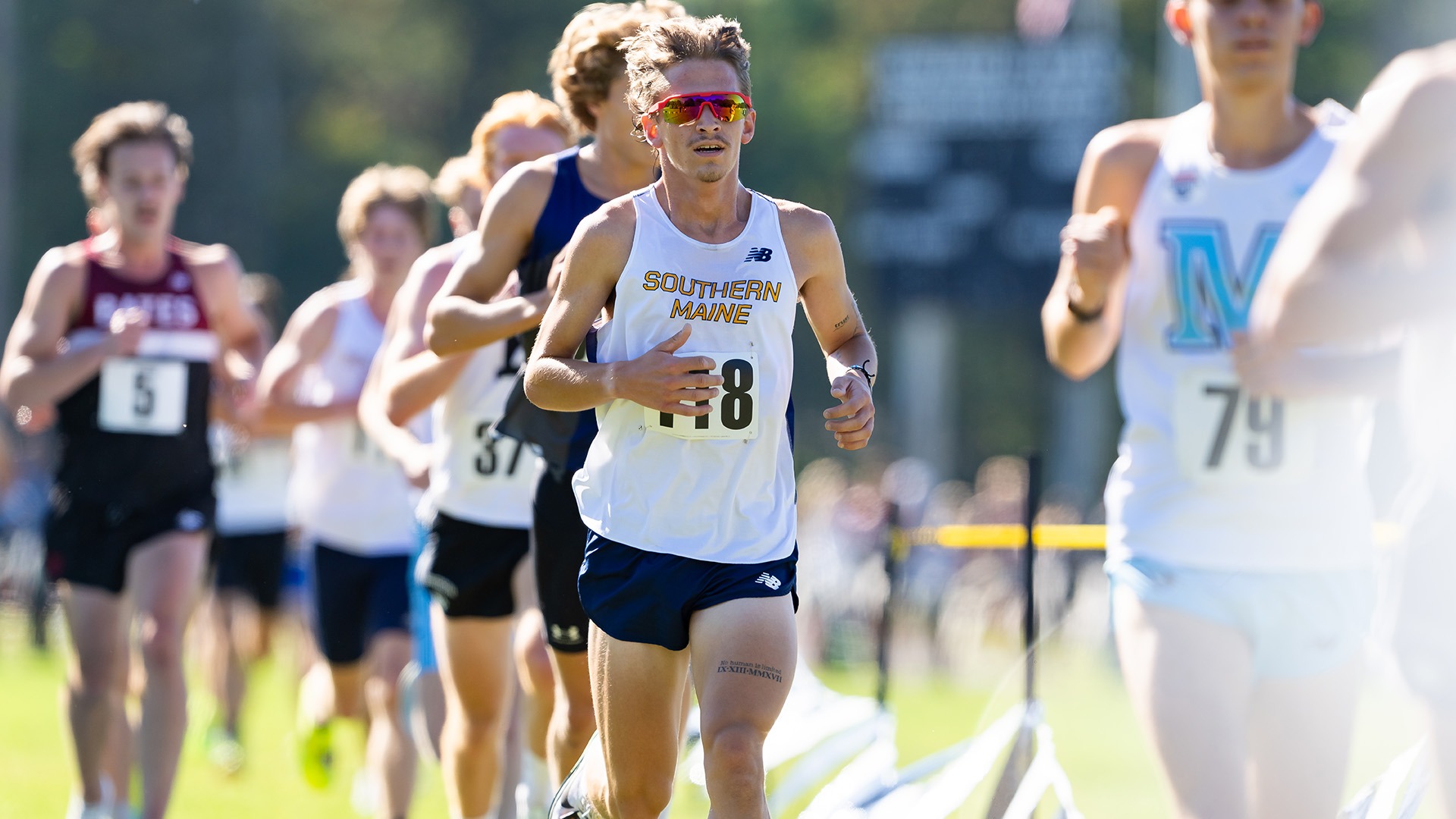 Michael Cyr at Maine State Meet