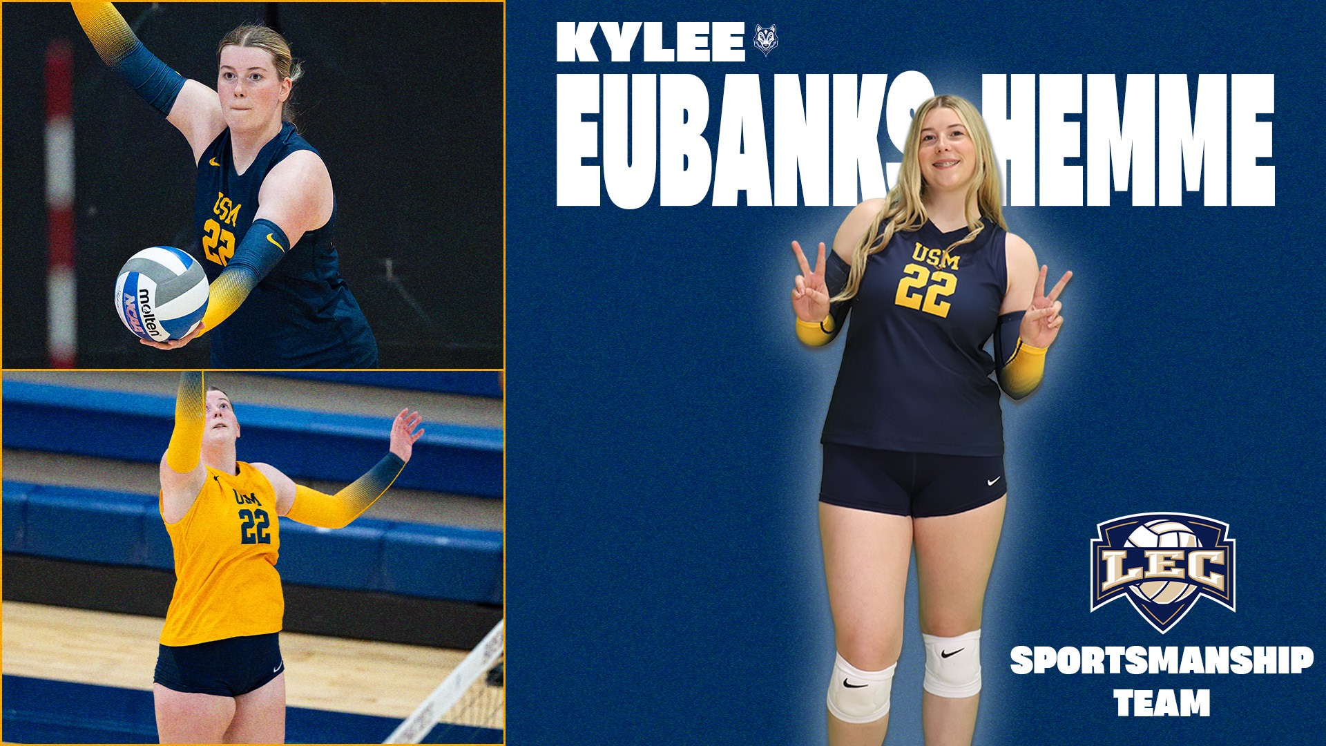 Kylee Eubanks-Hemme LEC Sportsmanship team