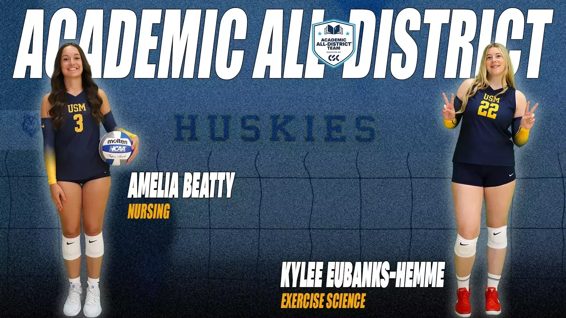 Beatty and Eubanks-Hemme Academic All-District 2025