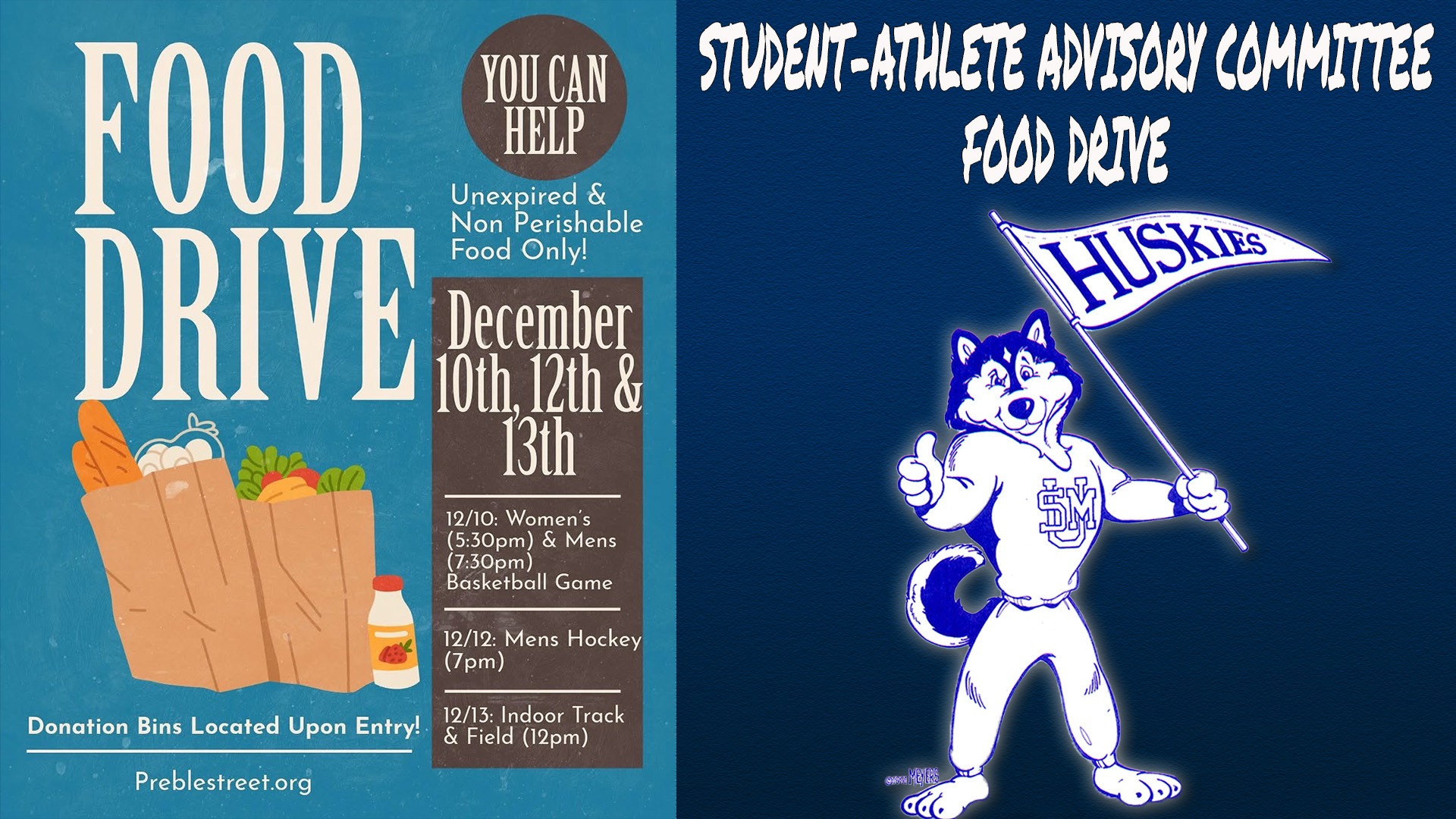 2025 SAAC Food Drive Header