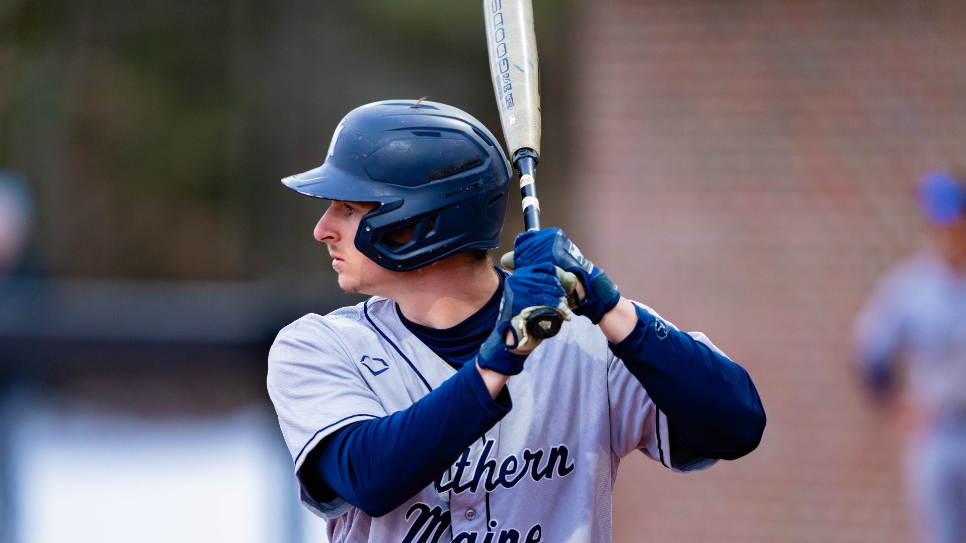 Kyle Douin at Bowdoin Batting 2025