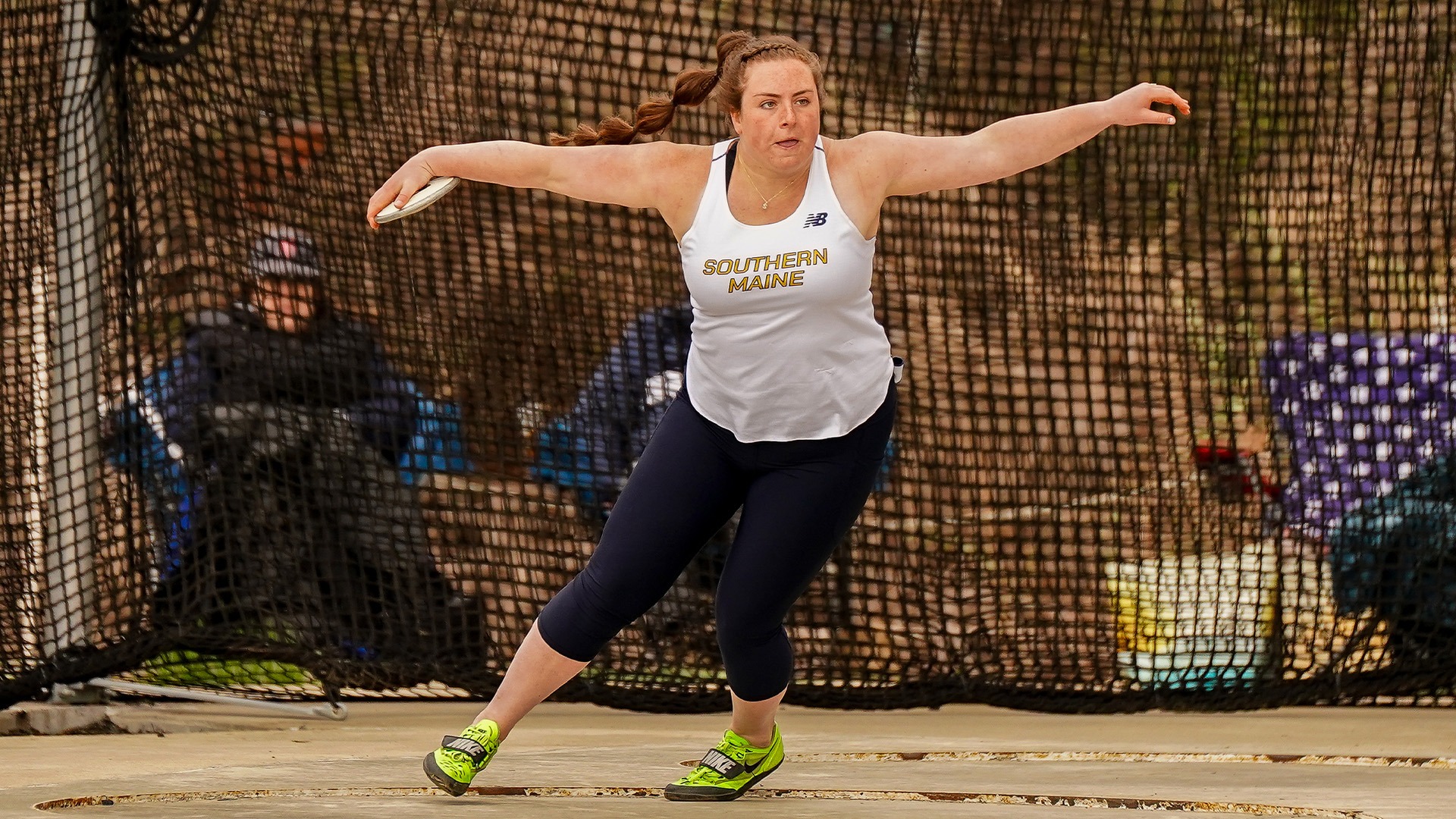 Jaigan Boudreau discus at LEC Championships