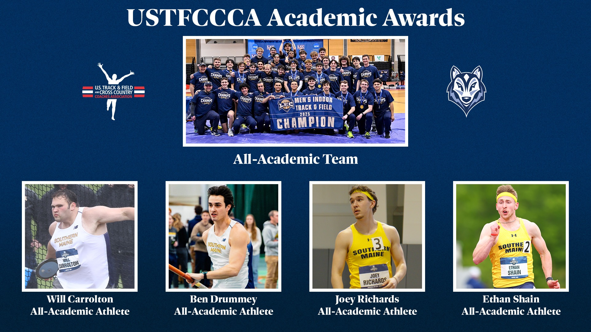  2025 USTFCCCA Academic Awards header women