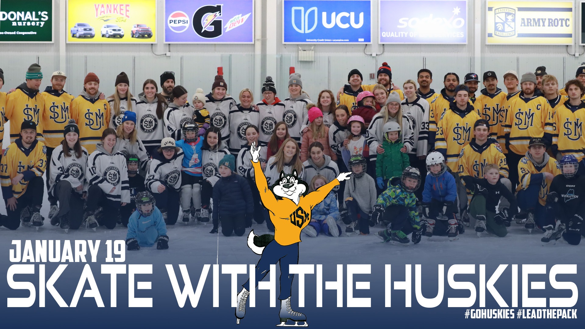 Skate with the Huskies Header 2026