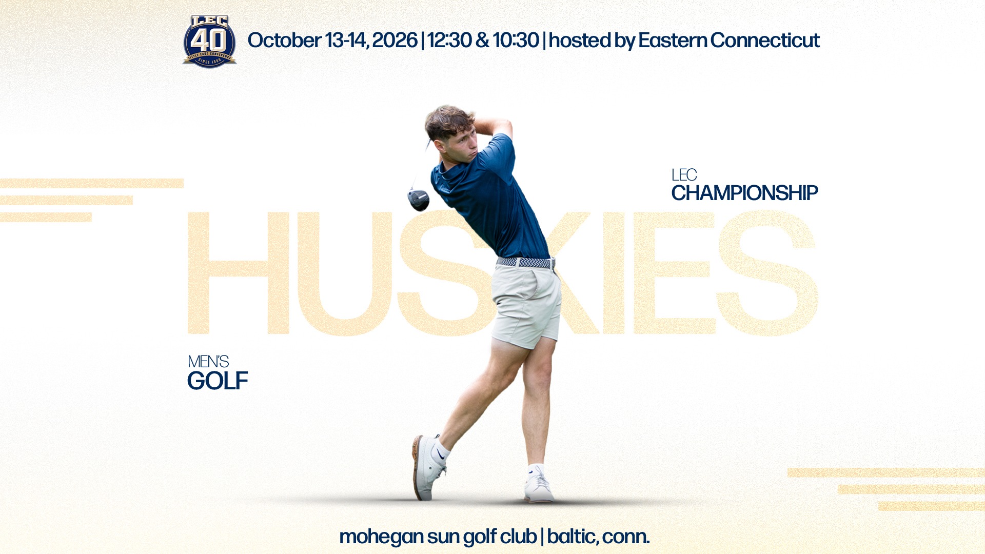 Little East Conference Men's Golf Championship Preview Header