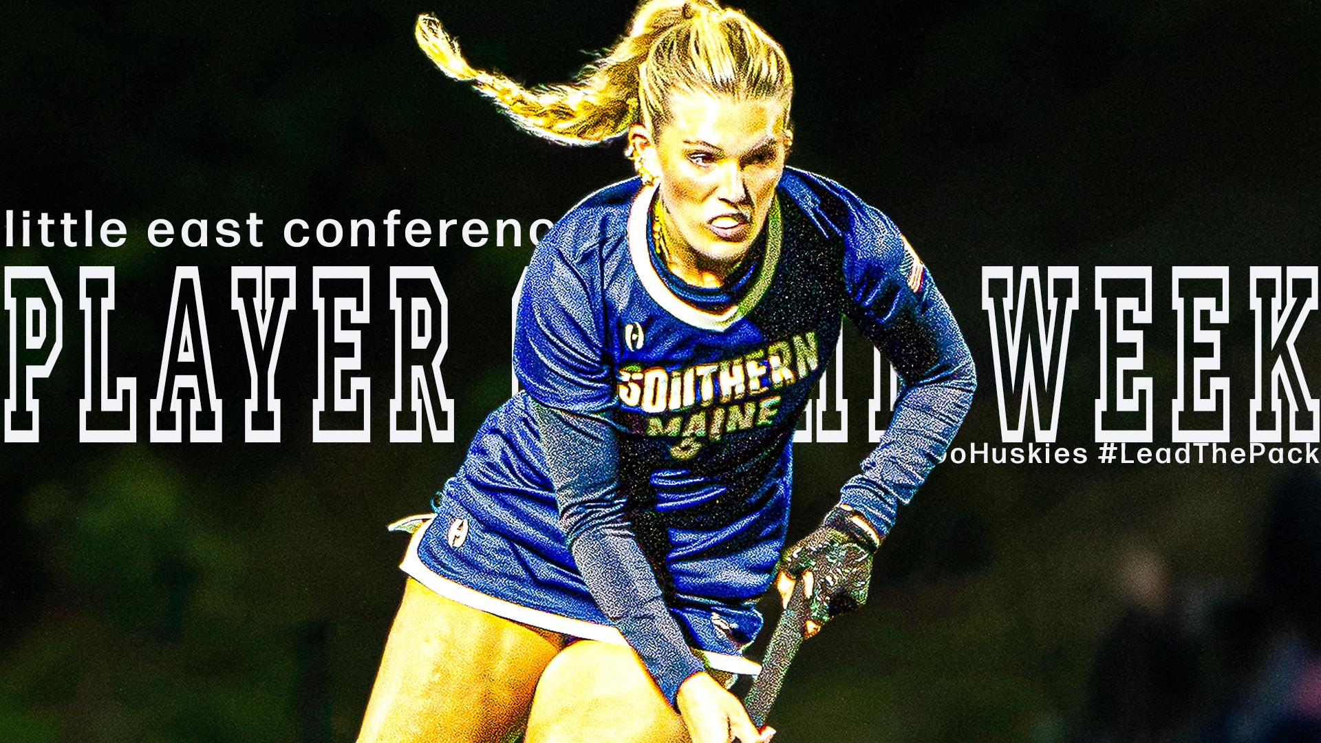 Maddie Niles with text for Player of the Week honors