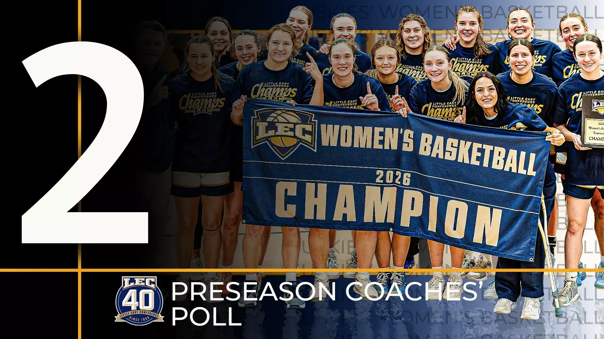 2026-2027 Little East Preseason Poll - USM women's basketball picked second