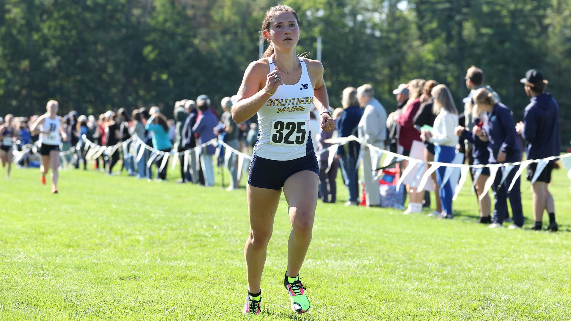 Ava Collamore Running at Maine State Meet