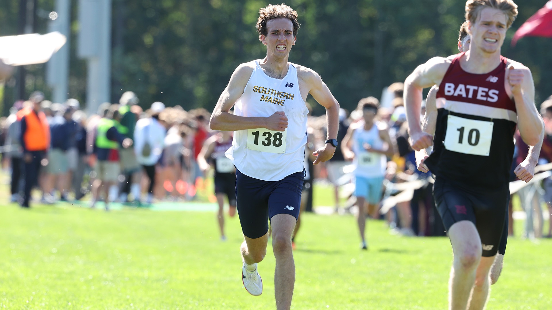 Conner Smith Running at Maine State Meet