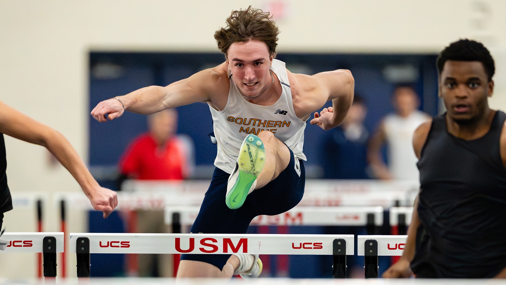 Christian Burke 55-meter hurdles