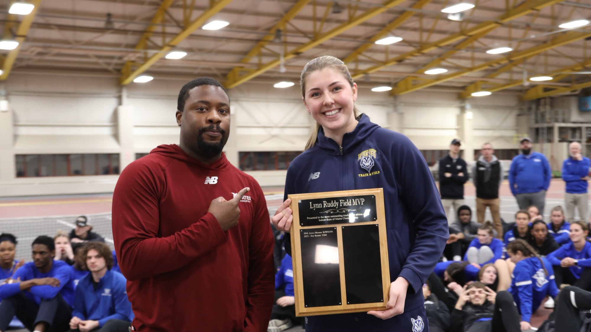 Zoe Barnes Maine State Meet Field MVP