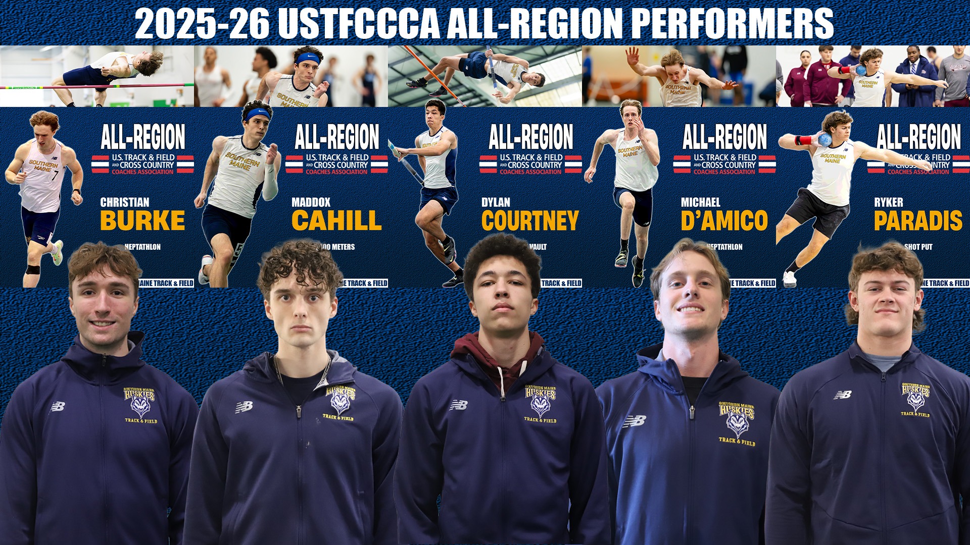 2026 Men's Track All-Region Header
