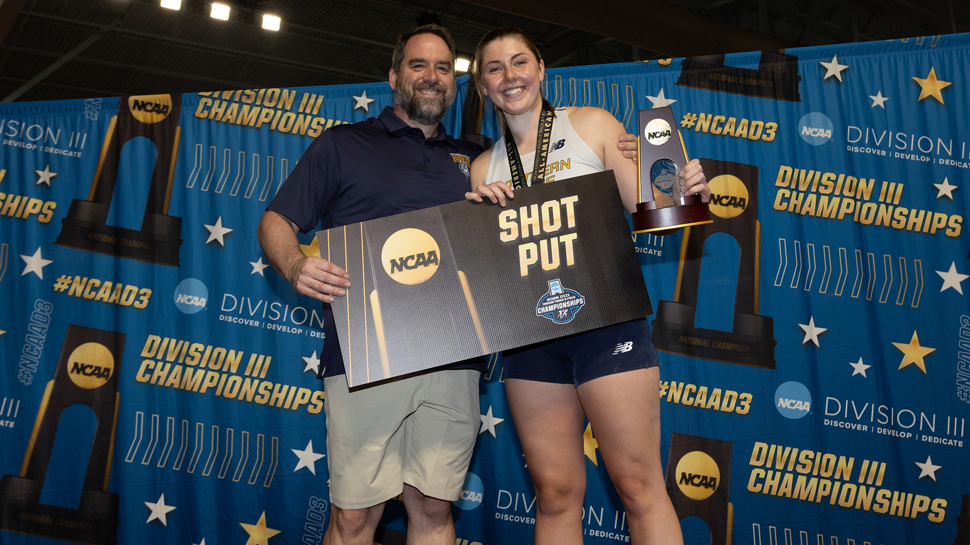 Zoe Barnes 2026 NCAA Indoor Shot Put Champion