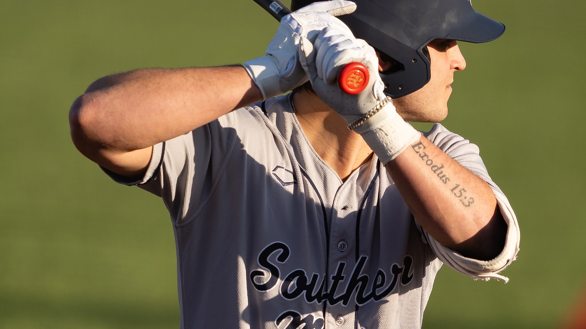 Evan Baschnagel Batting at Colby