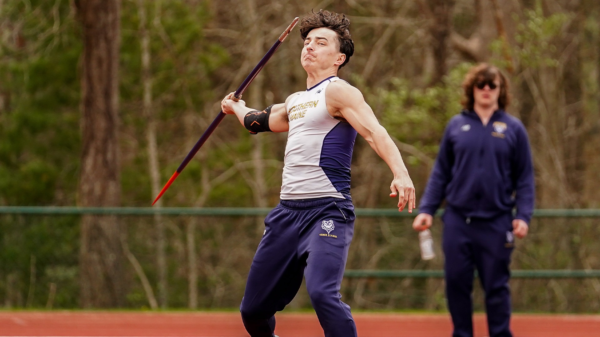 Logan Berube Javelin at LEC Championships