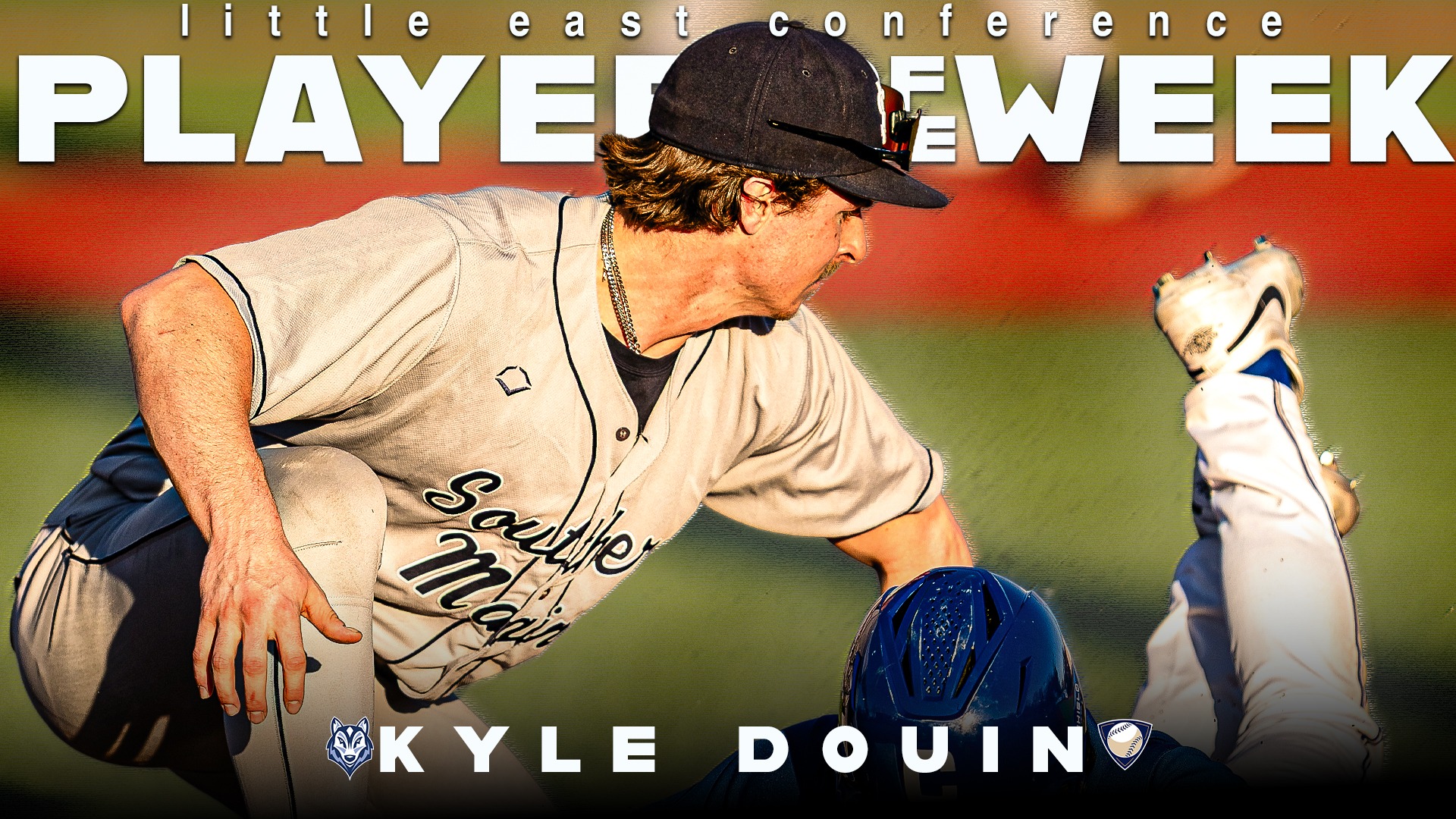 Kyle Douin Little East Conference Player of the Week, April 13