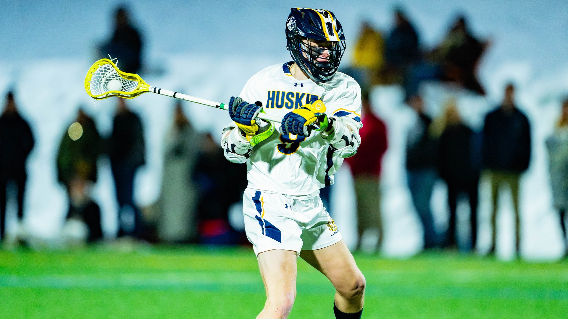Pat O'Driscoll Taking a Shot in a game against Husson