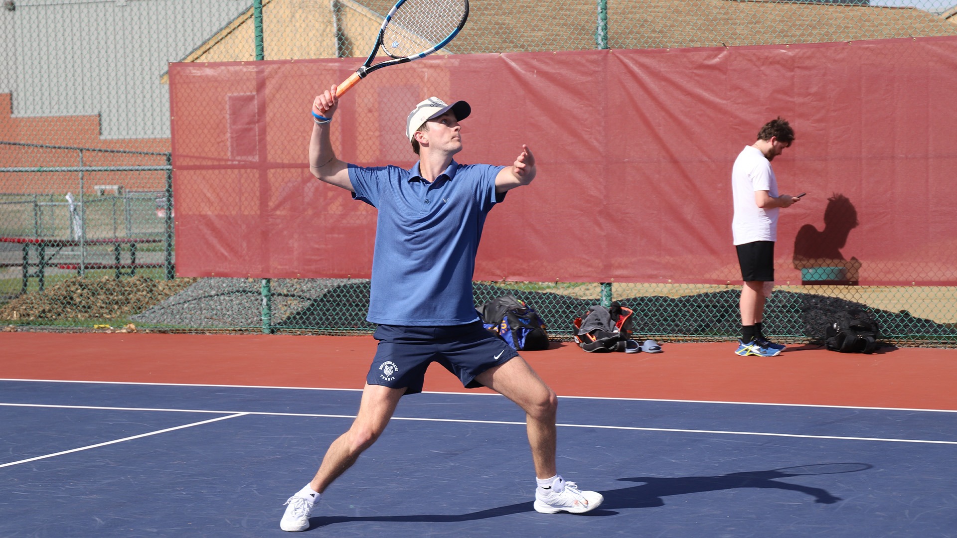Aiden Urbahn Setting Up a Shot vs. VTSU Castleton