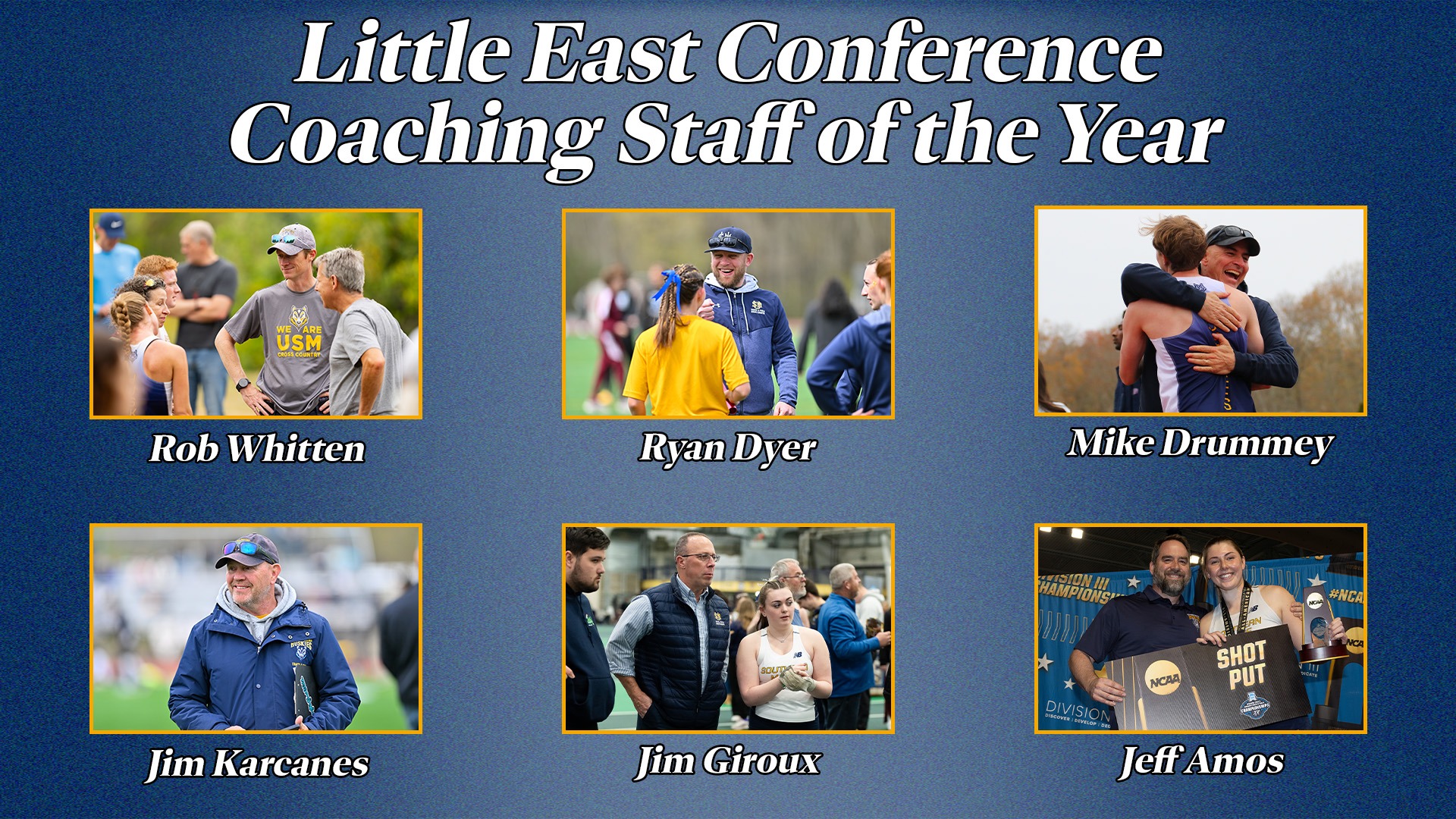 2026 Little East Conference Women's Outdoor Track Coaching Staff of the Year