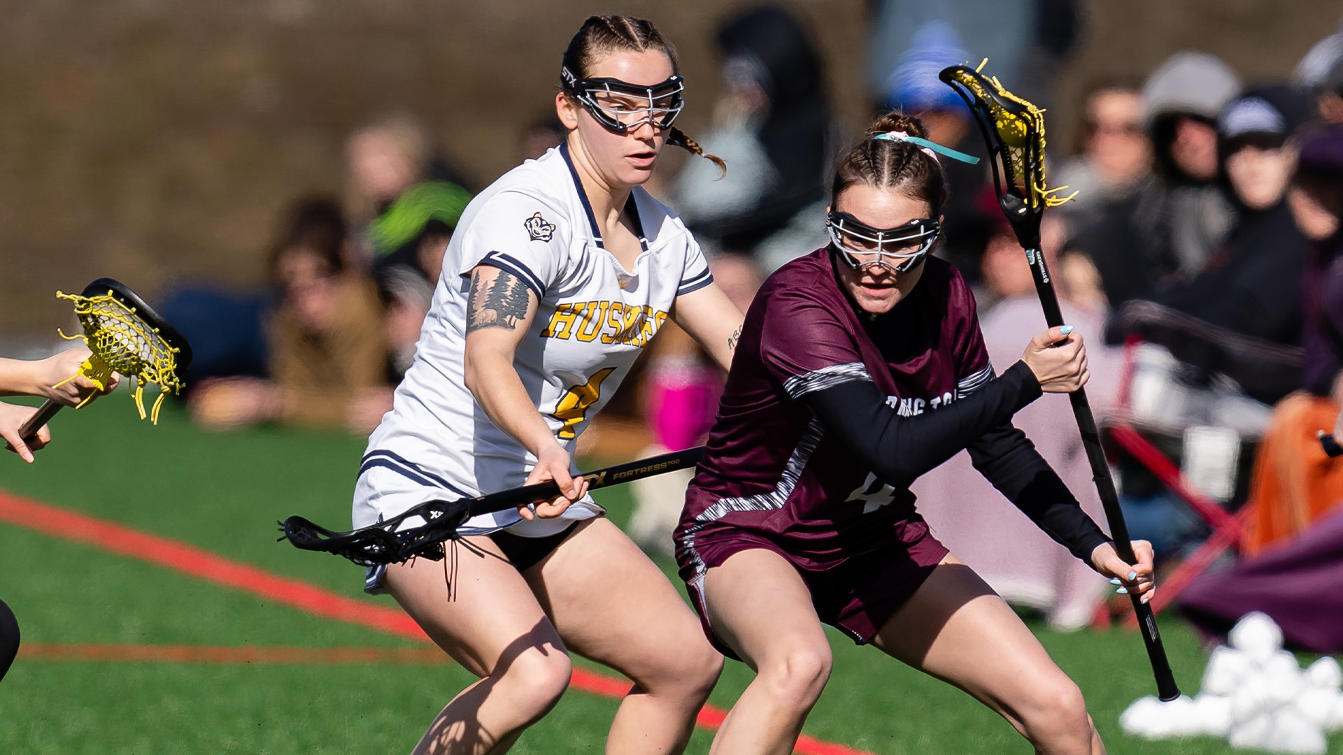 Britney Hil Defending vs. UMaine Farmington