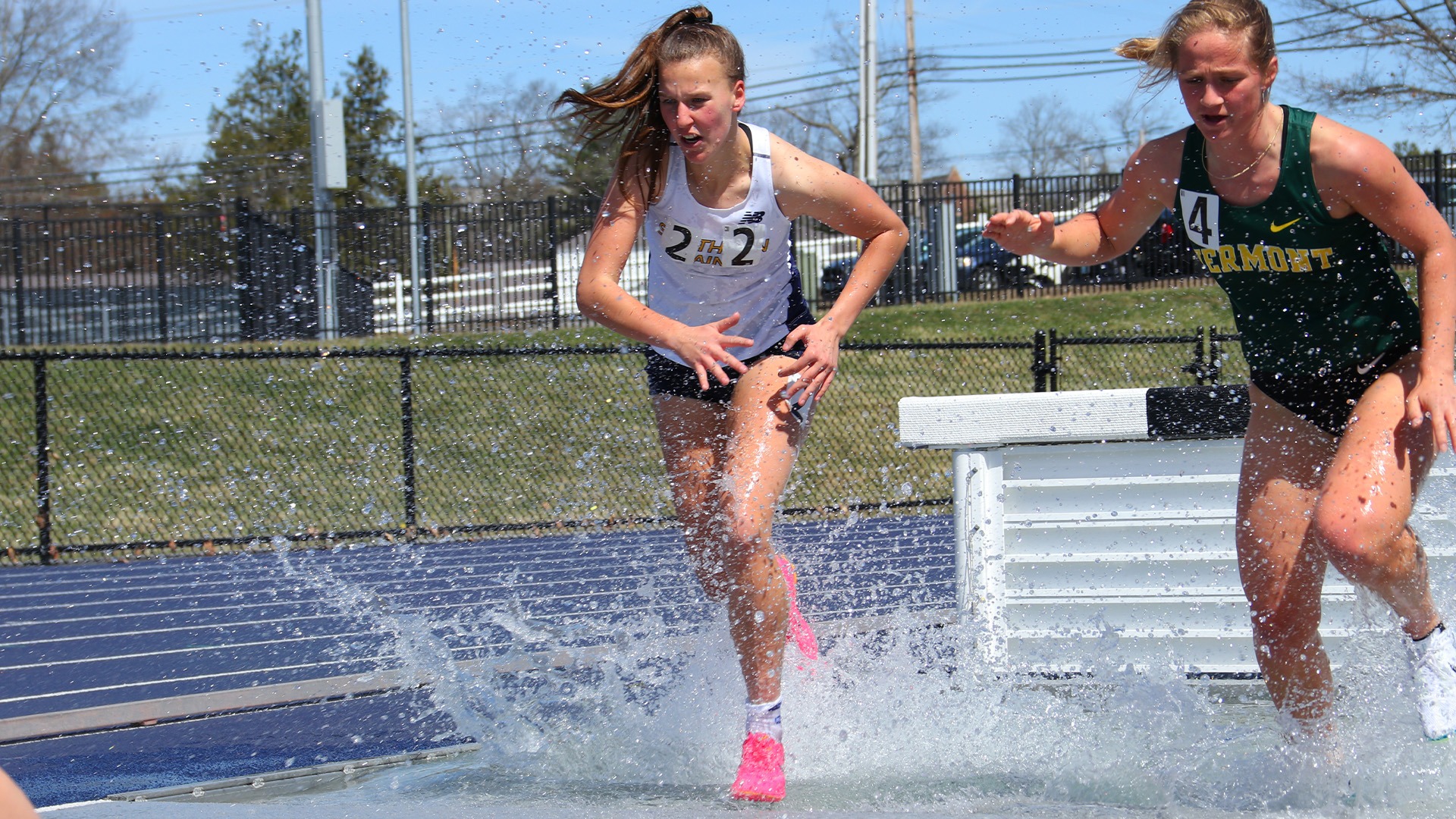 Florence Guimont in the Steeplechase at UNH