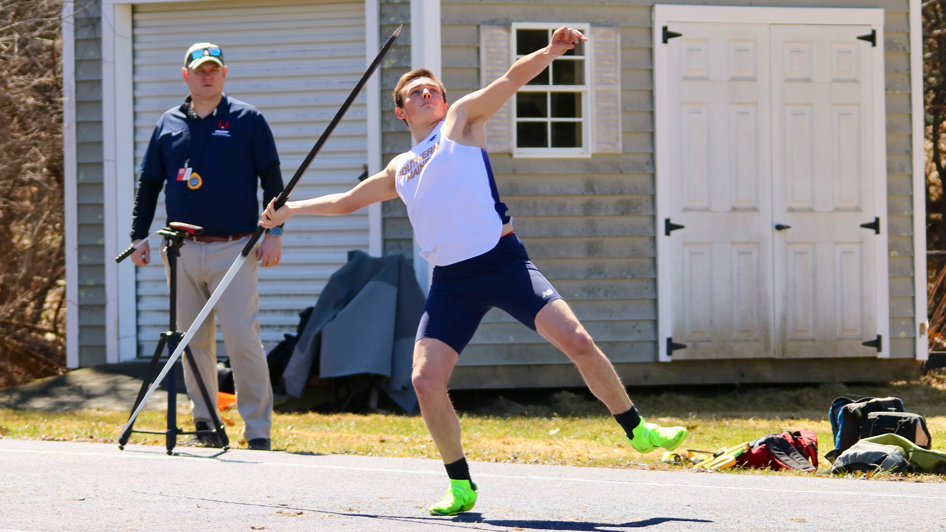 Tyler Bryant Throwing Javelin at UNH