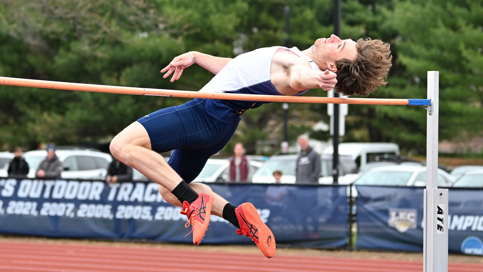 Christian Burke Clearing in the Bar in the High Jump