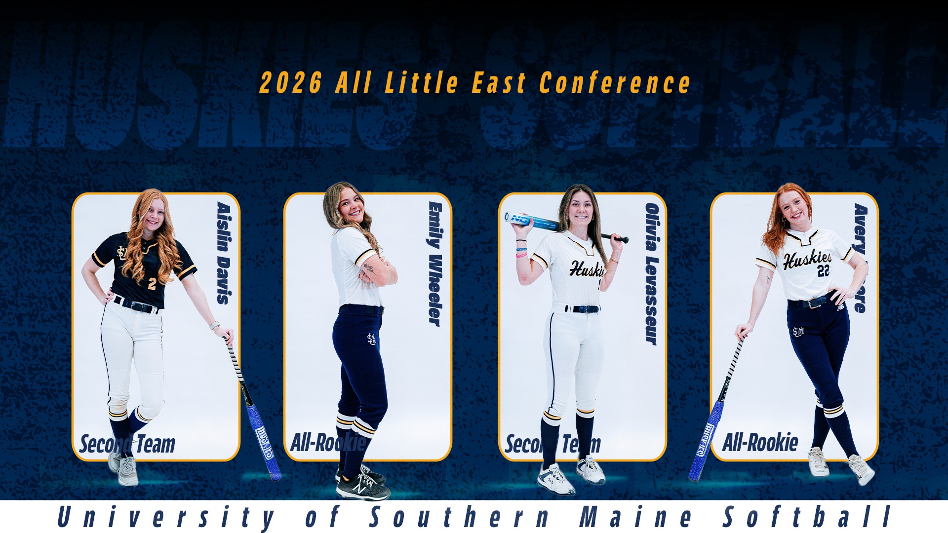 2026 LEC All Conference Picks Aislin Davis, Emily Wheeler, Olivia Levasseur and Avery Moore
