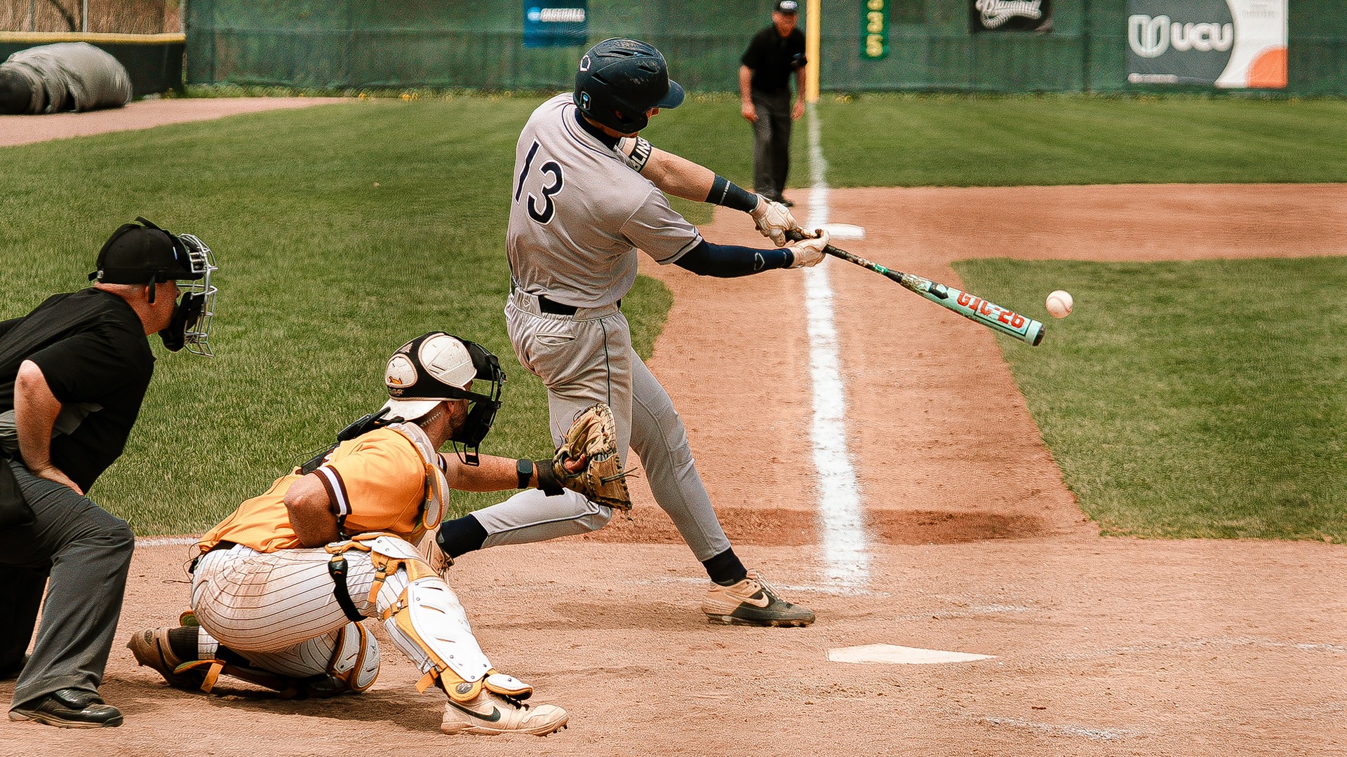 Peter Keblinsky Connects on a Pitch at NCAA Regional Championship vs. Rowan