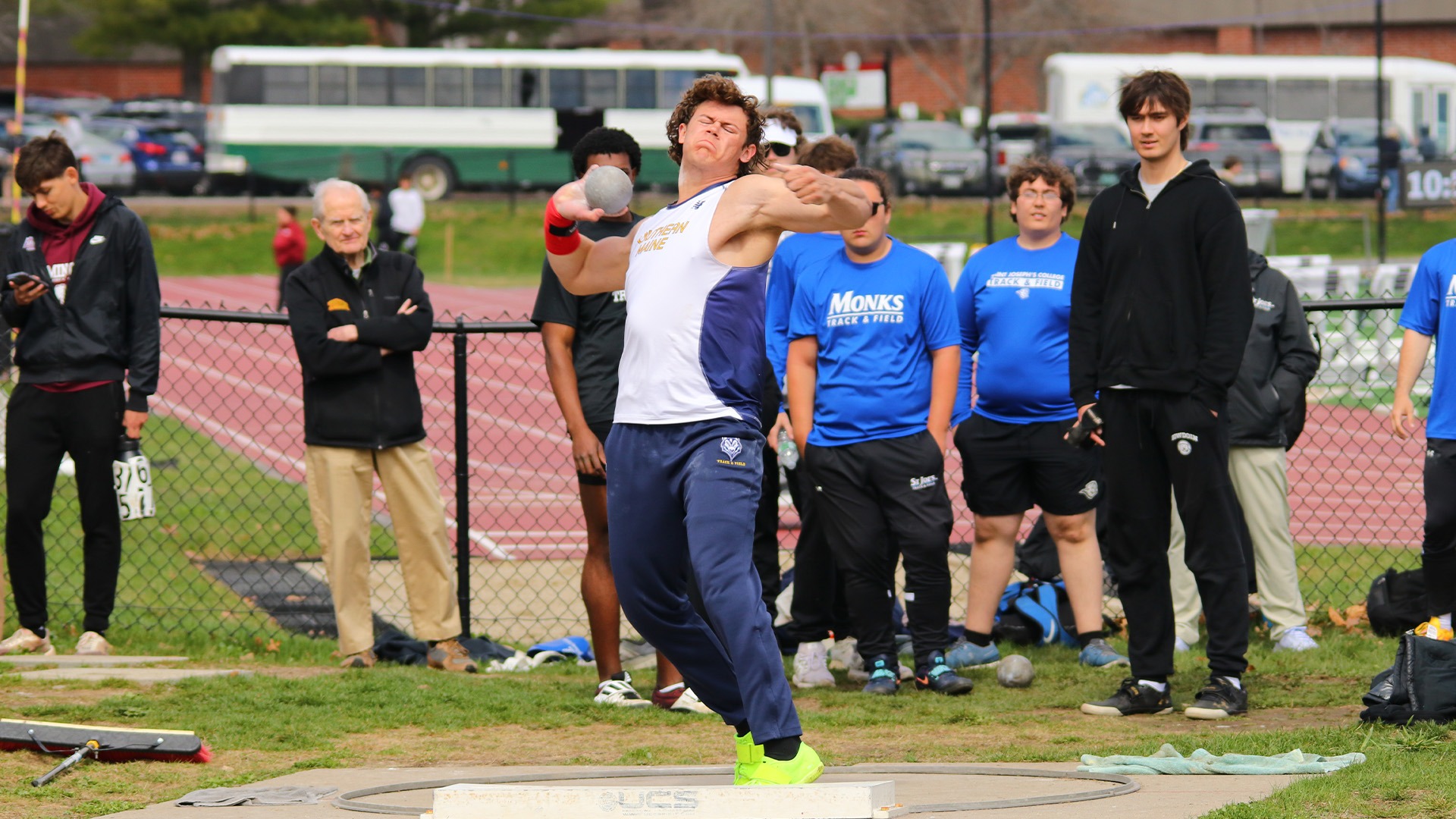 Ryker Paradis Shot Put at Maine State Meet